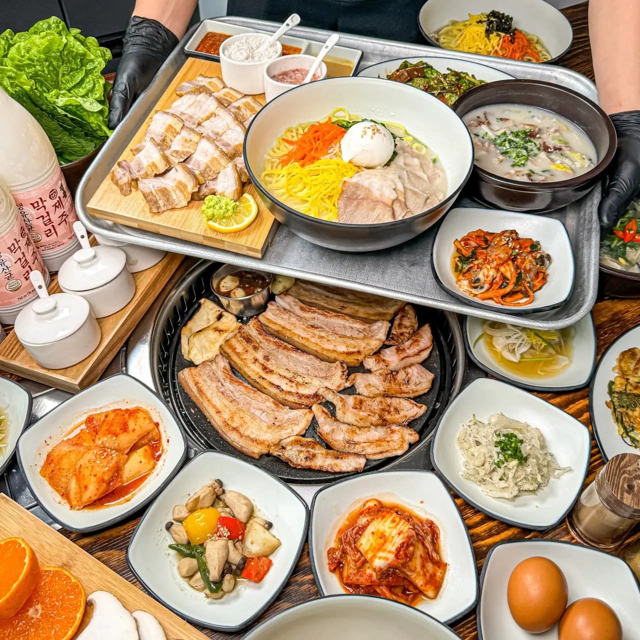 용담생국수