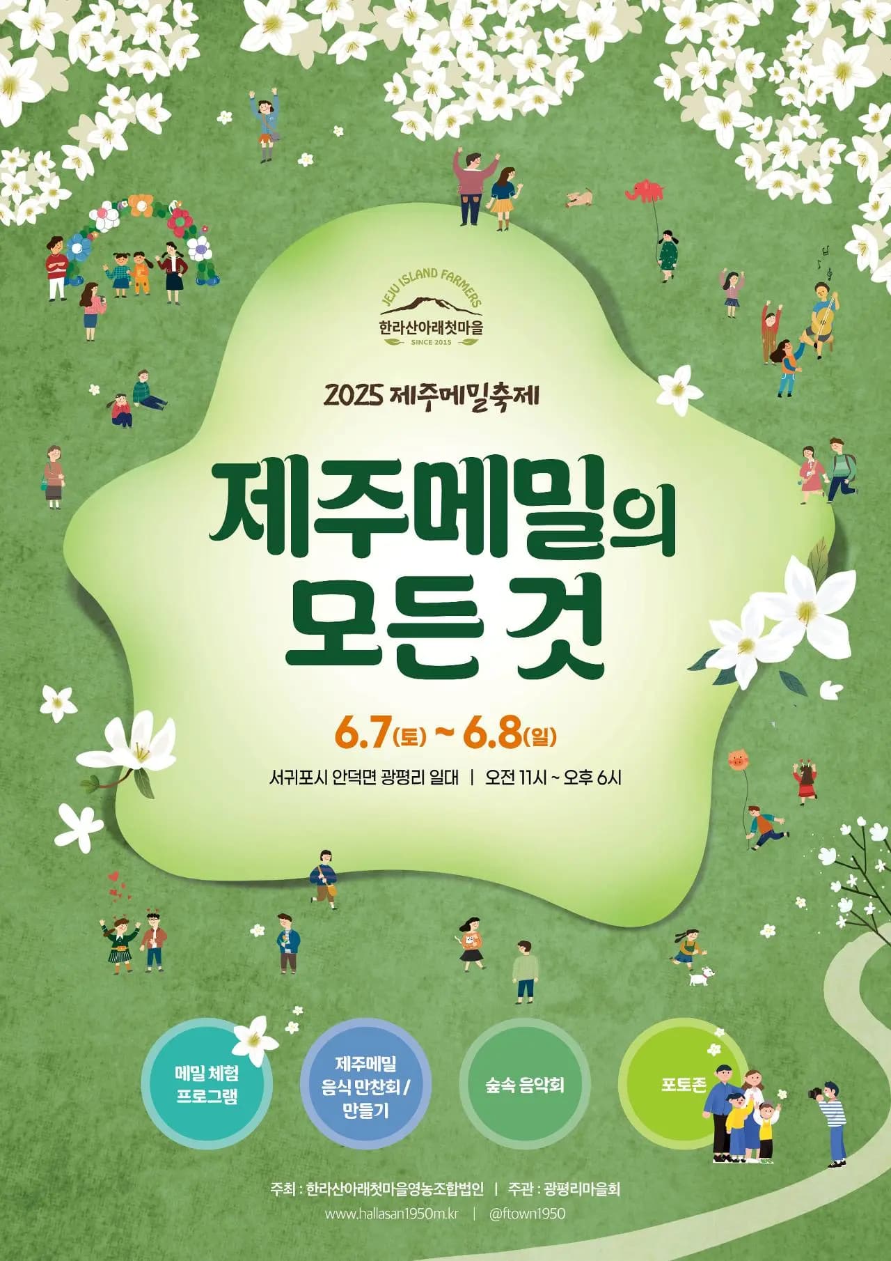 2025 제주메밀축제 제주메밀의 모든 것