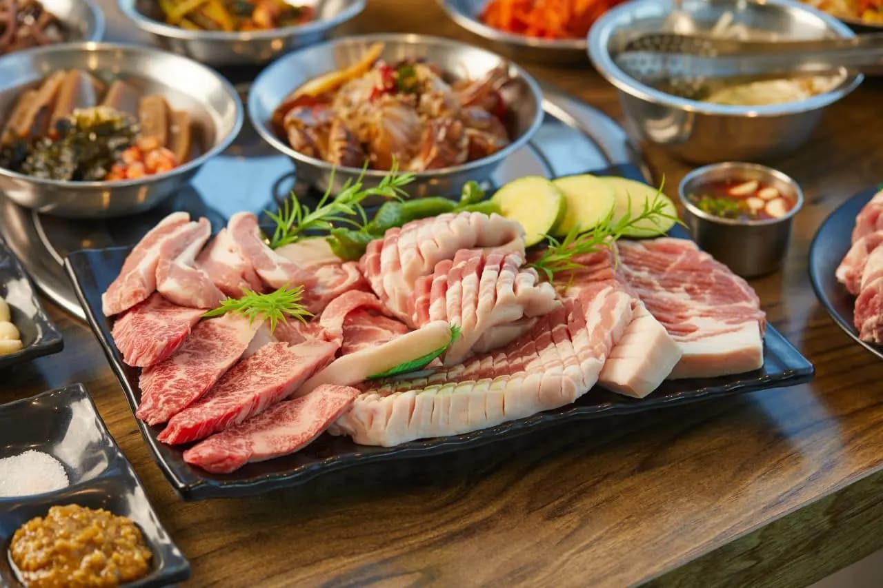 제주공항흑돼지 바다풍경정육식당
