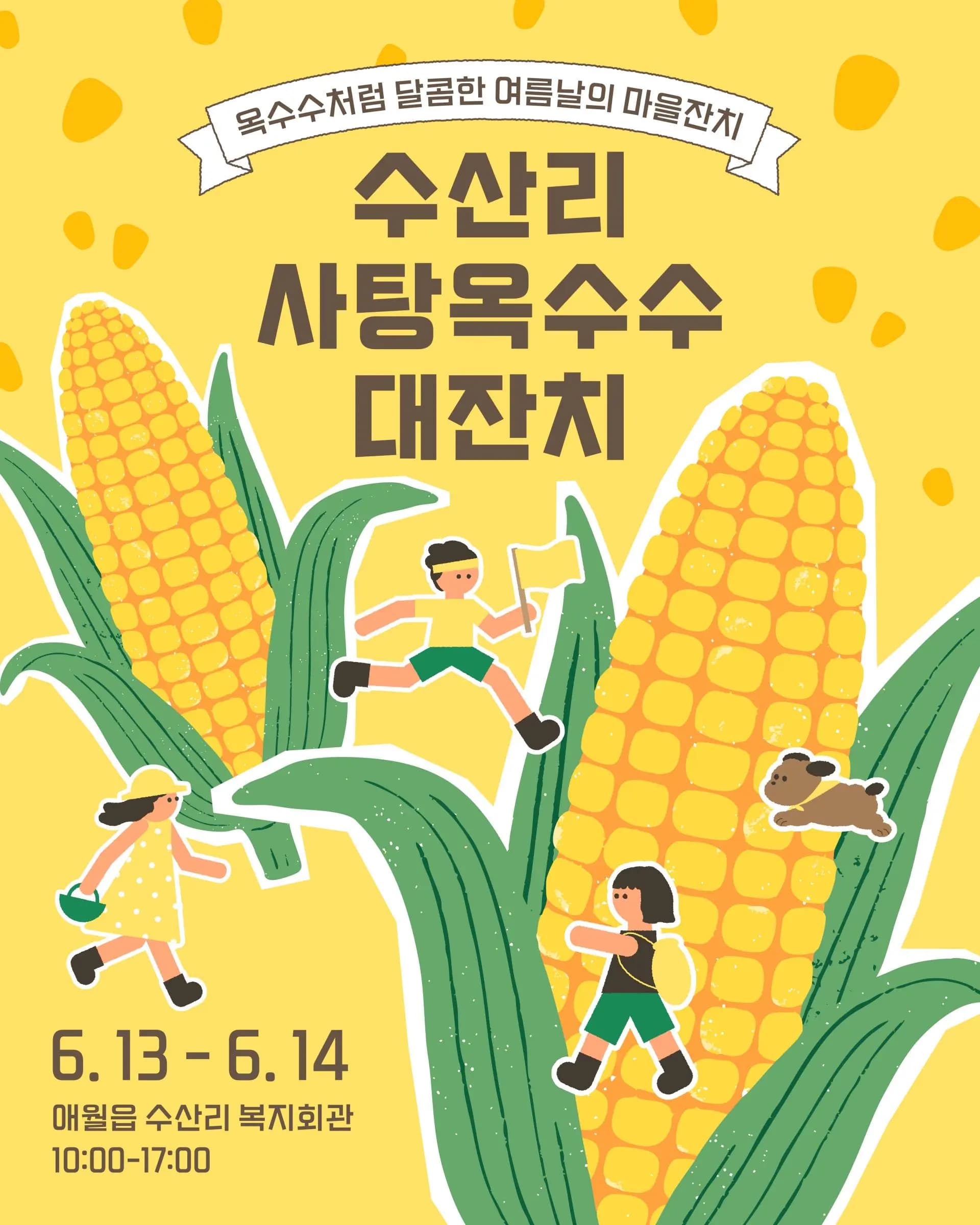 수산리 사탕옥수수 대잔치 : 옥수수처럼 달콤한 여름날의 마을잔치